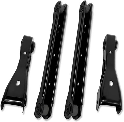 For Oldsmobile Cutlass Chevrolet El Camino Pontiac Grand Prix Buick Regal 1978-1988 Upper and Lower Rear Trailing Arms Set Black in Kuwait