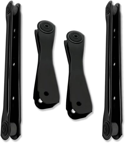 For Oldsmobile Cutlass Chevrolet El Camino Pontiac Grand Prix Buick Regal 1978-1988 Upper and Lower Rear Trailing Arms Set Black in Kuwait