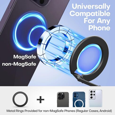 Mini Airplane Magnetic Phone Holder, MagSafe Compatible Magnetic Travel Phone Mount, Must-Have Flight Accessories, Travel Essentials in Saudi Arabia