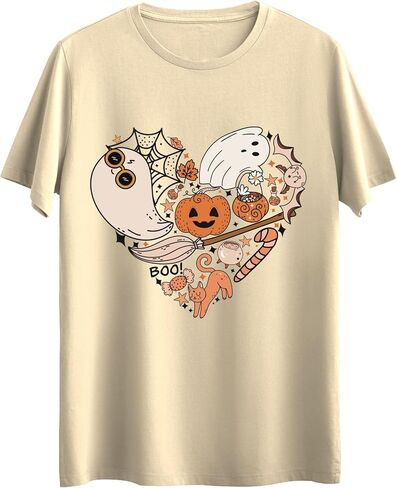 Halloween Shirts Funny Unisex Halloween T-Shirts for Men and Women Unisex Tees Sand in Saudi Arabia