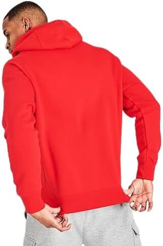 Nike Mens Club Swoosh Hoody, White, X-Large in Saudi Arabia