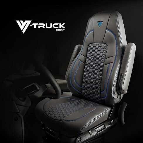 SEAT Cover for Volvo VNL 2019-PRESENT OEM Stock SEAT (Black/Black) in Saudi Arabia