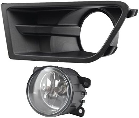 AKKON - For 10-12 Ford Mustang Black Bezel Clear Lens Bumper Driving Fog Light W/Switch + Harness + Bulbs in Saudi Arabia