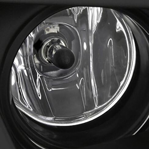 AKKON - For 10-12 Ford Mustang Black Bezel Clear Lens Bumper Driving Fog Light W/Switch + Harness + Bulbs in Saudi Arabia