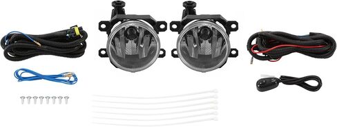 HECASA زوج الضباب ضوء متوافق مع 2013-2021 Subaru Crosstrek Forester Impreza Legacy WRX STI بديل لـ SU2592126 SU2593126 LAMP LAMP W/LENS LENS CLEAR in Saudi Arabia