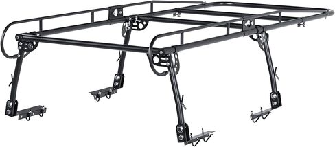 KUAFU Adjustable Truck Ladder Rack 1000lbs Weight Capacity 55-1/8"(W) x 139-5/8"(L) x 32-1/4"(H) Heavy Duty Steel Lumber Utility Kayak Rack-(2 Package) in Saudi Arabia