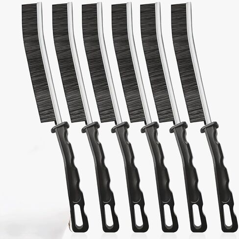 4PCS Handled Cleaning Brush Hard Bristle Crevice Thin Gap Small Cleaning Brush Grout Brush Kitchen Edge Brush Cleaning Tools for Faucets Floor Toilet Bathroom Home Bathtub Sink Household Window (4) in Saudi Arabia