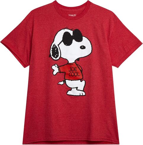 الفول السوداني Snoopy Womens و Mens الرسوم القمصان - Snoopy في جميع أنحاء طباعة طاقم الطاقم القصيرة جسيمة للجنسين للبالغين in Kuwait