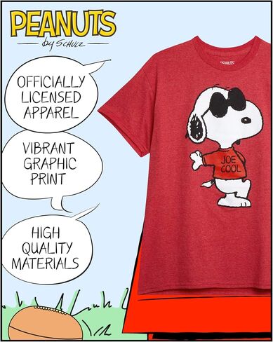 الفول السوداني Snoopy Womens و Mens الرسوم القمصان - Snoopy في جميع أنحاء طباعة طاقم الطاقم القصيرة جسيمة للجنسين للبالغين in Kuwait