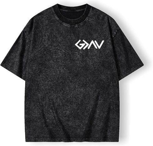 Graphic Tees Summer Women Men Cotton Novelty Oversized Crew Cross with Mountain in Bible Christian Washed T-Shirt in Saudi Arabia