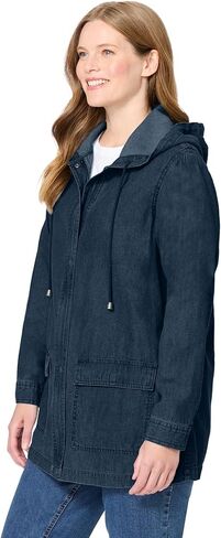 امرأة ضمن زائد الحجم سترة مقنعين خفيفة الوزن معطف كبير الحجم in Kuwait