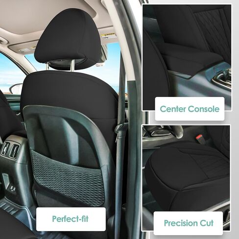 مجموعة FH Group Custom Fit Pat Covers تتوافق مع 2022-2024 Hyundai Tucson ، غطاء المقعد مجموعة كاملة لغطاء مقعد سيارات الدفع الرباعي 5 مقاعد ، والنيوبرين الأسود الفائق ، وملحقات الوسادة الهوائية ، وملحقات Hyundai in Saudi Arabia