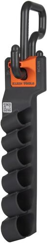 وحدة حامل الأدوات Klein BC509S ، عقد 6 أحجام مقبس التأثير من 3/8 بوصة إلى 1-1/8 بوصة ، وتأمين S-Hook اختياري الوحدة النمطية للدلو الجوي in Kuwait
