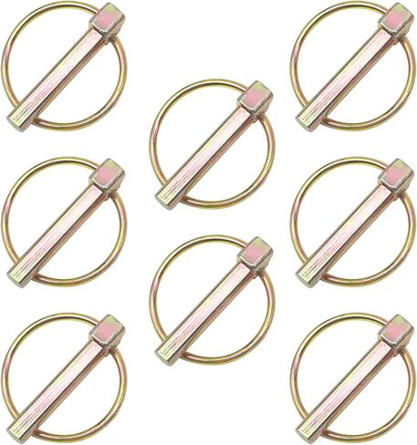 8pcs 7/16 "Lynch pin orgortment kit pins pins linch pins 3 point dinist dins for tractors tructs trucks for mowers m-128-8 pcs in Kuwait
