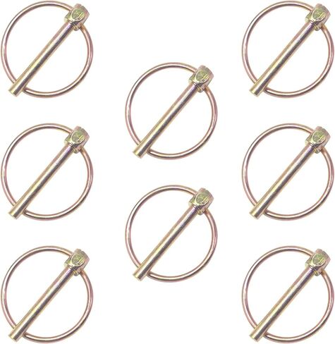 8pcs 7/16 "Lynch pin orgortment kit pins pins linch pins 3 point dinist dins for tractors tructs trucks for mowers m-128-8 pcs in Kuwait