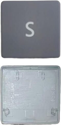 استبدال مفاتيح Keycap ومفصلات متوافقة مع الكمبيوتر المحمول السطحي 3/4/5 13.5/15inch 1867 1868 1872 1873 1950 1951 1952 1953 لوحة المفاتيح S CAP (Black) in Kuwait