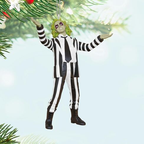 Hallmark Hallmark 1.5 "Mini Christmas Ornament 2025 ، Beetlejuice ، هدايا الأفلام in Saudi Arabia