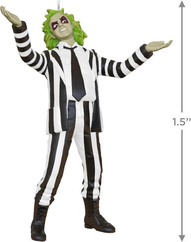 Hallmark Hallmark 1.5 "Mini Christmas Ornament 2025 ، Beetlejuice ، هدايا الأفلام in Saudi Arabia