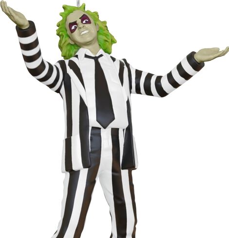 Hallmark Hallmark 1.5 "Mini Christmas Ornament 2025 ، Beetlejuice ، هدايا الأفلام in Saudi Arabia