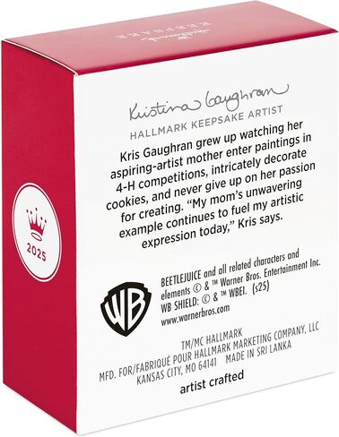 Hallmark Hallmark 1.5 "Mini Christmas Ornament 2025 ، Beetlejuice ، هدايا الأفلام in Saudi Arabia