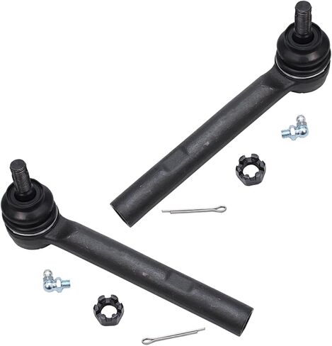 Detroit Axle-أمامي 6pc Tie Rods for 2004-2007 Toyota Highlander Lexus RX330 2007-2009 RX350 ، 4 TIE ROD ENDS 2 BOOTS 2004 2005 2007 2008 2008 BLISTION in Saudi Arabia