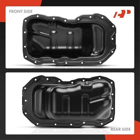 A-Premium Engine Oil Pan Sump with Drain Plug Compatible with Mazda 3 2012 2013, 2.0L, Replaces PE0710400A in Saudi Arabia