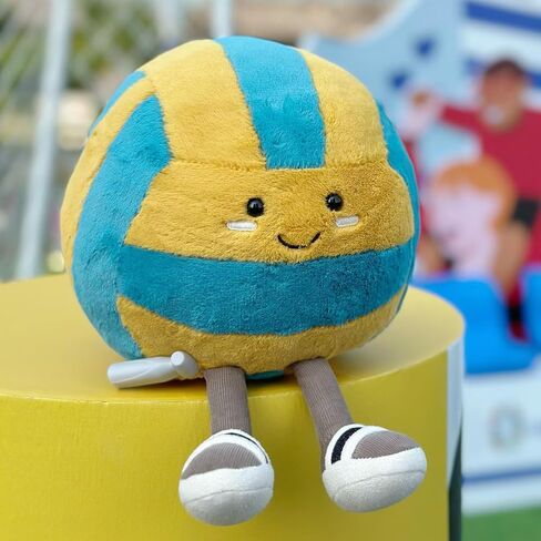 Cute Volleyball Plush Volleyball Gift Stuff Soft Sports Throw Pillow in Saudi Arabia
