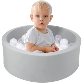 حفرة كرة رغوة صغيرة للذاكرة للأطفال ، حفرة كرة مستديرة للكرة الناعمة للعب الصغار (لا يتم تضمين الكرات) in Kuwait
