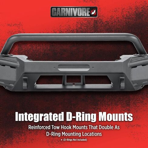 Carnivore Full Width Front Pumper - Fits Ford Bronco 2021-2023 - Modular ، Winch te to 12،000 lbs in Kuwait