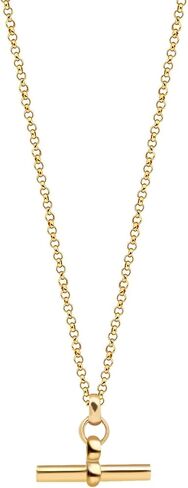 LECALLA 925 Sterling Silver T-BAR NETLACE | تبديل قلادات للنساء | مجموعة قلادة السلسلة البسيطة للنساء | هدايا مجوهرات القلادة الفضية للزوجة ، أمي ، صديقة in Kuwait