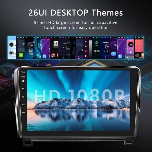 [2G 64G ] ستيريو سيارة Android لسيارة Toyota Tundra 2007-2013 Sequoia 2008-2019 مع Carplay Android Auto، شاشة لمس 10.1 بوصة راديو السيارة بلوتوث GPS واي فاي كاميرا FM مشغل السيارة in Kuwait