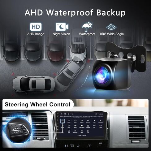 [2G 64G ] ستيريو سيارة Android لسيارة Toyota Tundra 2007-2013 Sequoia 2008-2019 مع Carplay Android Auto، شاشة لمس 10.1 بوصة راديو السيارة بلوتوث GPS واي فاي كاميرا FM مشغل السيارة in Kuwait