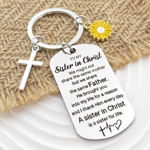 أخت مسيحية الكفاة الرئيسية الهدايا الدينية لأخته في المسيح الهدايا النسائية الملهمة لأفضل صديق لها شقيقات الصداقة عيد ميلاد عيد ميلاد in Kuwait