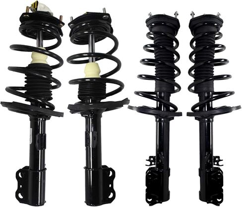 Detroit Axle - 4 Struts for 2004 2005 2006 Toyota Camry Solara Lexus ES330 Front Rear Complete Struts with Coil Spring Replacement Quick Install Ready Strut Shock Absorber Assembly in Saudi Arabia