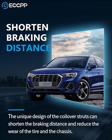 Coilover Ampper Struts Struts Shocks Coilovers ECCPP ملاءمة لجاكوار لـ XF 2009-2015 Supension STRUTS Coil Sprics in Saudi Arabia