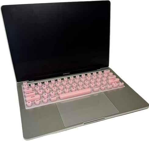 3D Ergonomic Silicone Keyboard Cover for Long Nails - Fashionable, Water-Resistant & Reusable Film, Perfect for Typing, Gaming & Protecting Nail Art on Laptops & MacBooks (White, Circular) in Saudi Arabia