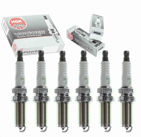 6 pc NGK V-Power Spark Plugs compatible with Infiniti G35 3.5L V6 2003-2007 in Saudi Arabia