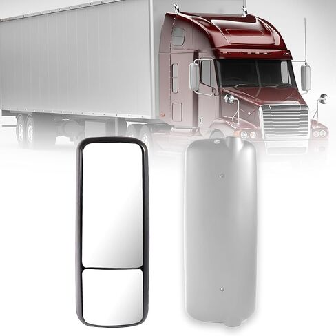 Right Side Mirror Compatible with Freightliner Century columbia Black with Heating Door Mirror Right Side Fit for 1996-2017 Century & 2004-2017 columbia in Saudi Arabia