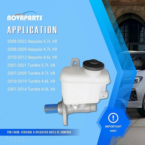 M630588 Brake Master Cylinder 472010C070 for Sequoia 2008-2022, Tundra 2007-2021 Replaces # 0729838 47201-0C071 472010C071 MC391085 47201-0C070 in Saudi Arabia