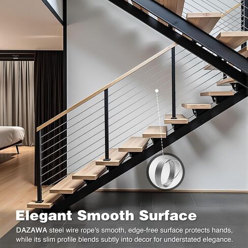 1000 قدم أسود T316 كابل من الفولاذ المقاوم للصدأ مع قاطع ، 1/8 "7x7 حبل سلك الأسلاك لمجموعة مجموعة حديدي سطح السفينة ، أضواء السلسلة ، درابزين الدرج ، قوة عالية للاستخدام الداخلي والخارجي in Kuwait