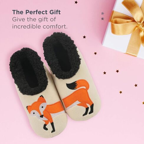 Snoozies Pairable Slipper Socks - Funny House Slippers for Women, Non-Slip Fuzzy Slipper Socks - Save The Turtles - Small in Saudi Arabia