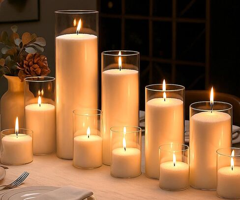 LAMORGIFT 8LB Candle Sand- White Candle Beads, Sand Wax, Pearled Candles with Wicks (50 Pcs) & Wooden Spoons, Sand Candles Unscented for Powder Candle Making, Candle Refill Kit in Saudi Arabia