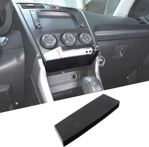 Center Console Storage Box Compatible with Subaru Forester 2013-2018, ABS Console Storage Tray Organizer, Under Air Conditioner Storage Box, Auto Interior Storage Accessories (Style A) in Saudi Arabia