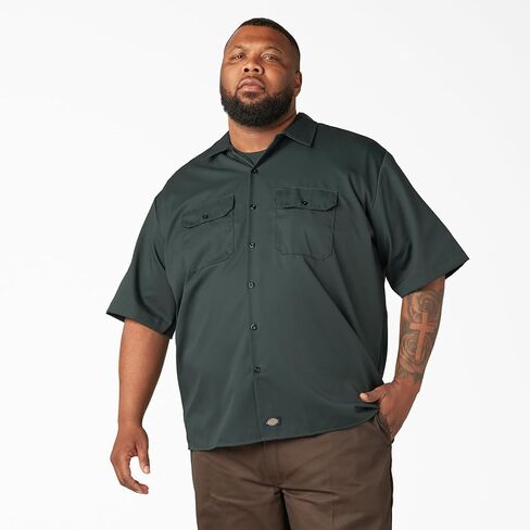 Dickies mens Twill Ss Work Shirt Original in Saudi Arabia