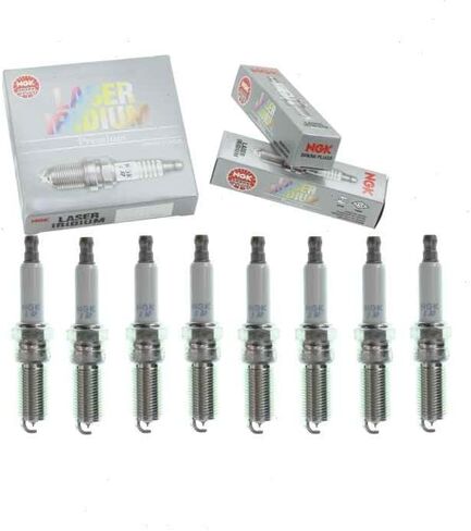 8 pc NGK Laser Iridium Spark Plugs compatible with Chevrolet Silverado 1500 5.3L 6.2L V8 2014-2020 in Saudi Arabia