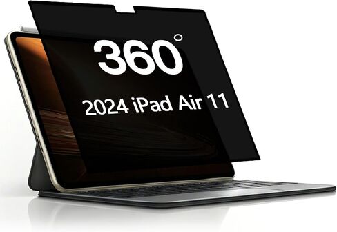 360 °Privacy Filter Film for iPad Air 13 inch 2024 (A2898/A2899/A2900),Privacy Protect Screen for iPad Air 13 inch M4, anti-glare and anti-blue light in Saudi Arabia
