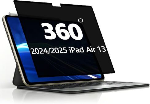 360 °Privacy Filter Film for iPad Air 13 inch 2024 (A2898/A2899/A2900),Privacy Protect Screen for iPad Air 13 inch M4, anti-glare and anti-blue light in Saudi Arabia