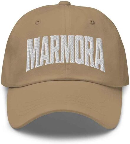 Marmora Baseball Cap Marmora Dad Hat New Jersey NJ Hat Embroidered Souvenir in Saudi Arabia