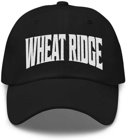 القمح Ridge Baseball Cap Wheat Ridge Dad Hat Colorado Co Hat Progroidered Hat Soundered in Saudi Arabia