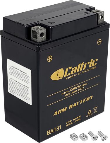 بطارية Caltric AGM متوافقة مع Yamaha Timberwolf 250 YFB250FW 4WD 1994 1995 1996 1997-2000 in Saudi Arabia